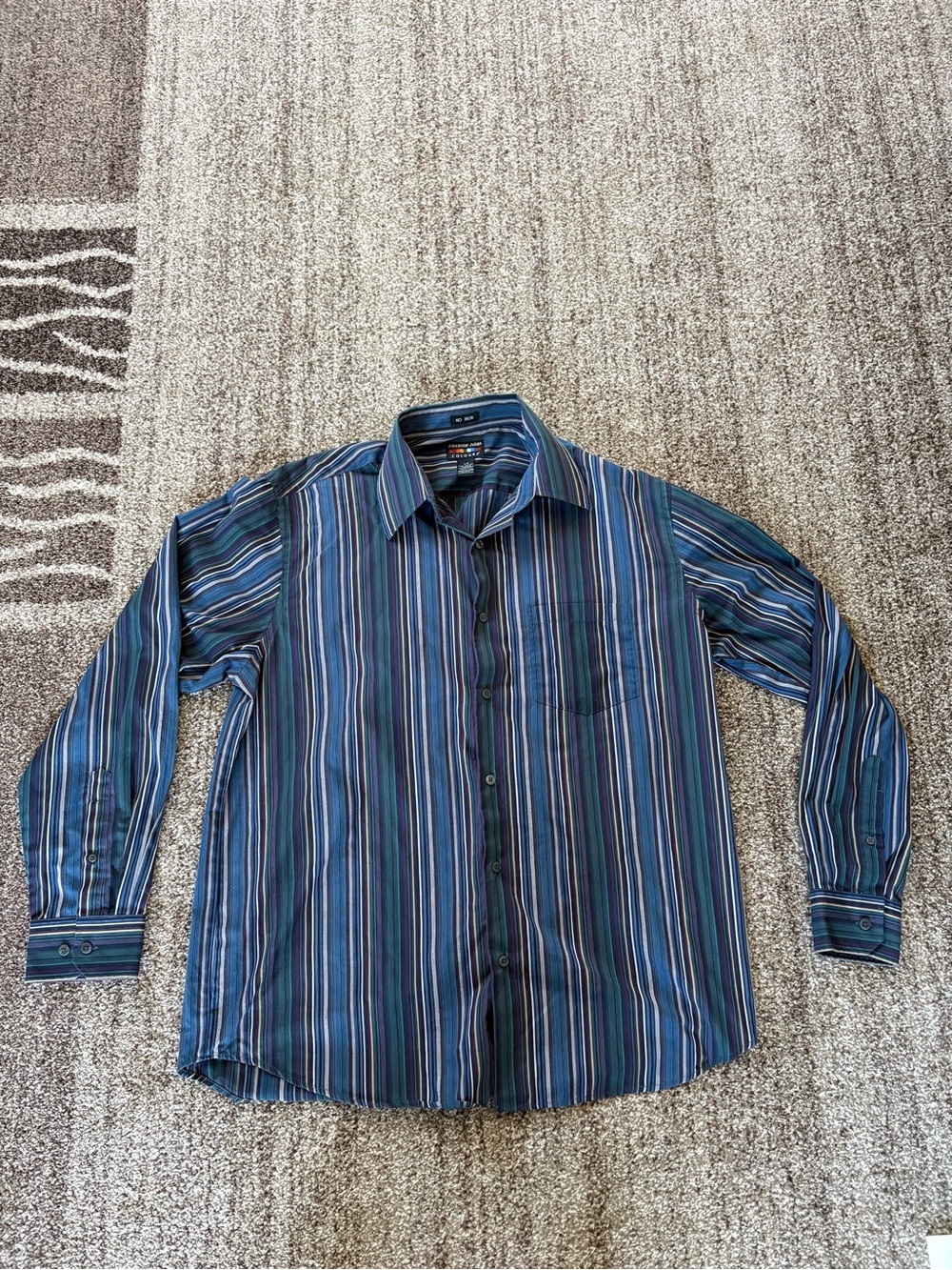 Alexander Julian Colours Multicolor Striped Button-Up Shirt Large